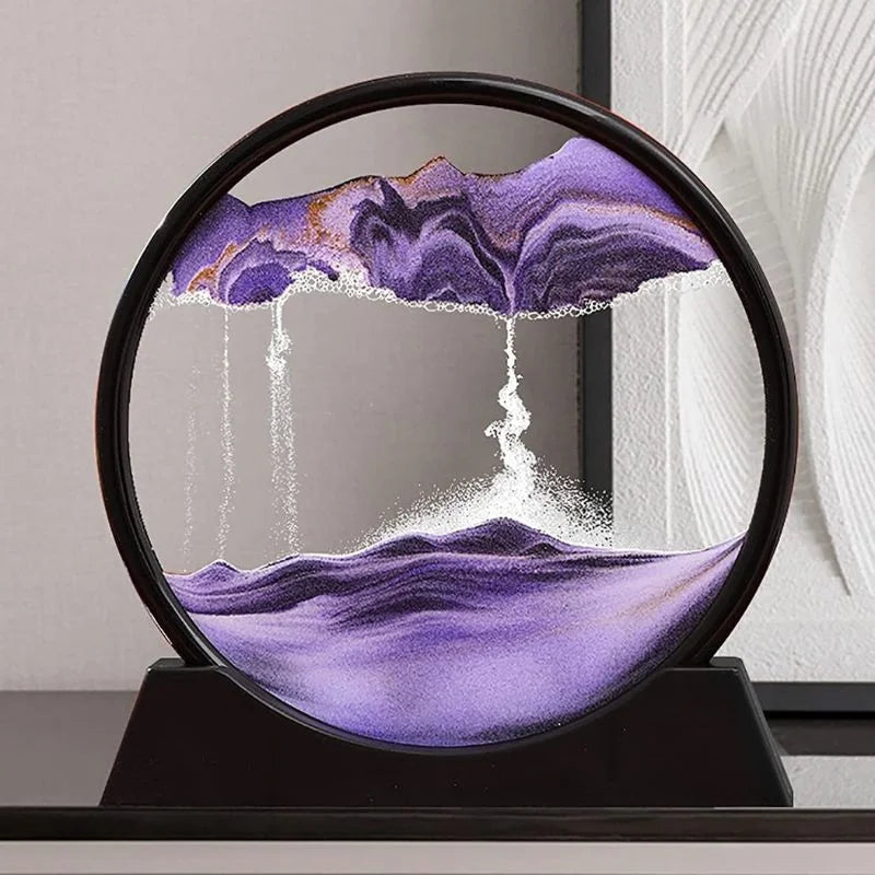 Moving Sand Art Picture | 3D Dynamic Deep Sea Sandscape with Display Stand | Random ColorMoving Sand Art Picture | 3D Dynamic Deep Sea Sandscape with Display Stand | Random Color